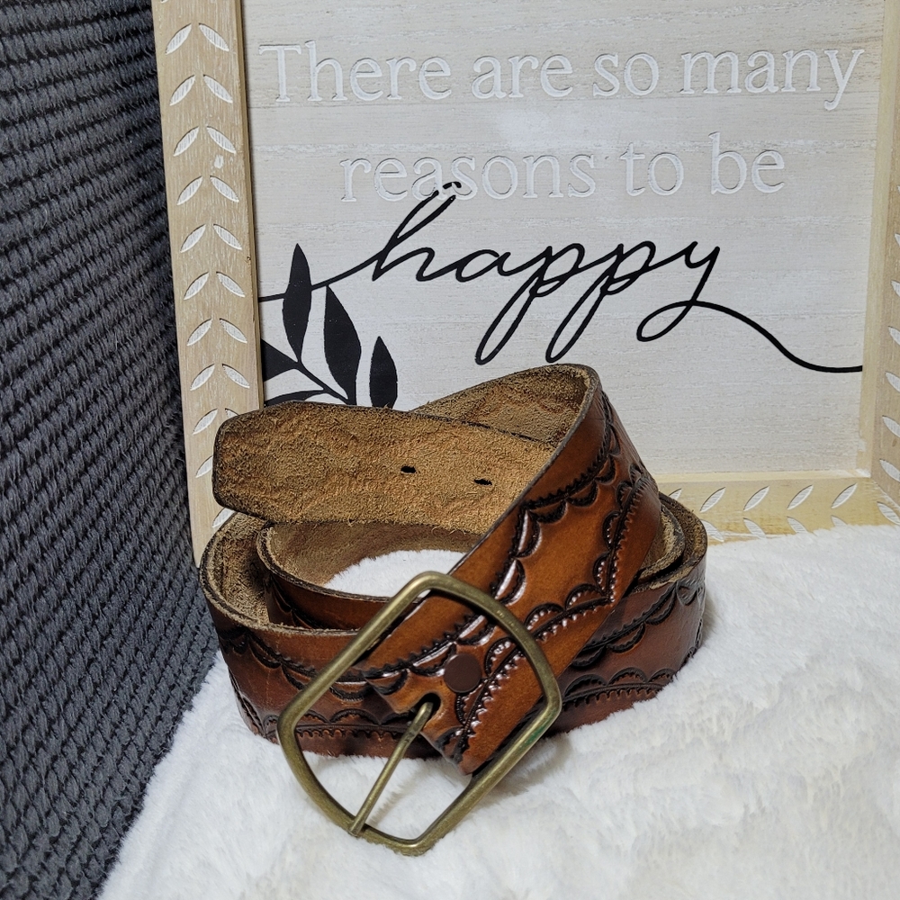 Full Cowhide Western Belt
